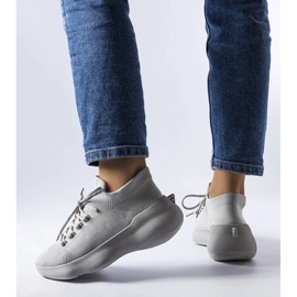 Szürke textil edzőcipő a Lavallée-től 1 Szürke textil edzőcipő a Lavallée-től 1