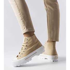 Bézs színű tornacipő a Big Star LL274160-tól 1