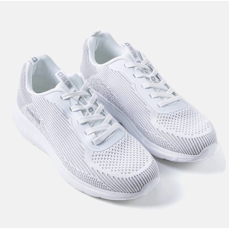 Fehér és szürke férfi Big Star tornacipő JJ174286 1