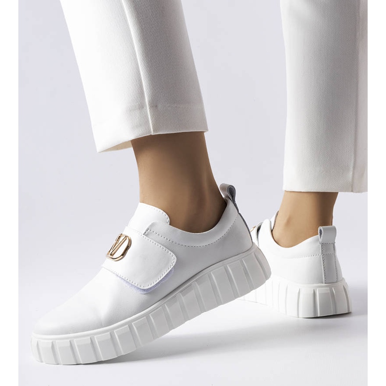 Vinceza fehér tépőzáras tornacipő 1