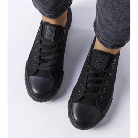 Big Star KK274009 fekete szövet tornacipő 1