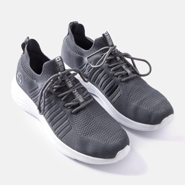 Szürke férfi Big Star tornacipő JJ174290 1