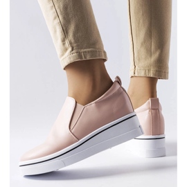 Rózsaszín slip-on wedge tornacipő a Francoeur márkától 1 Rózsaszín slip-on wedge tornacipő a Francoeur márkától 1