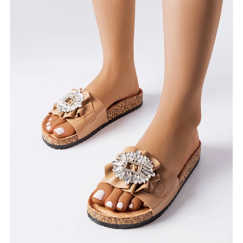 Barna öszvérek parafa talppal a Roytól 1