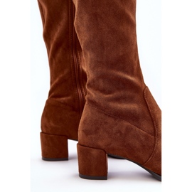 Sergio Leone Klasszikus Harpen barna velúr csizma 2