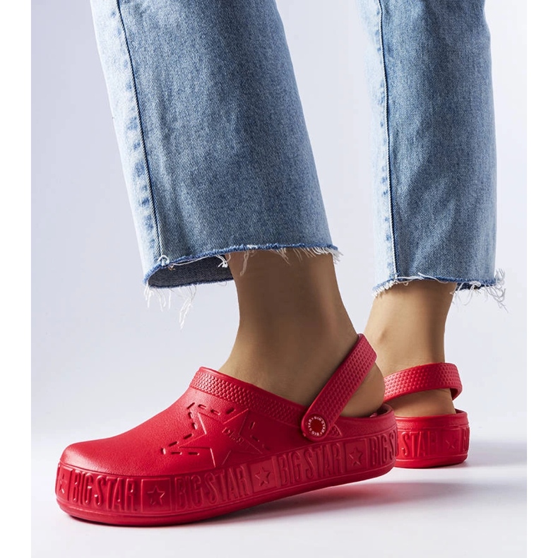 Big Star II275004 piros papucs 2