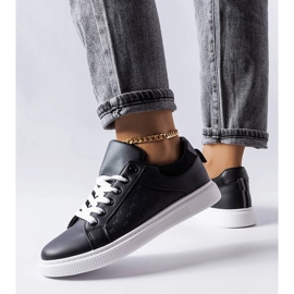 Fekete tornacipő Dreux dombornyomással 1 Fekete tornacipő Dreux dombornyomással 1