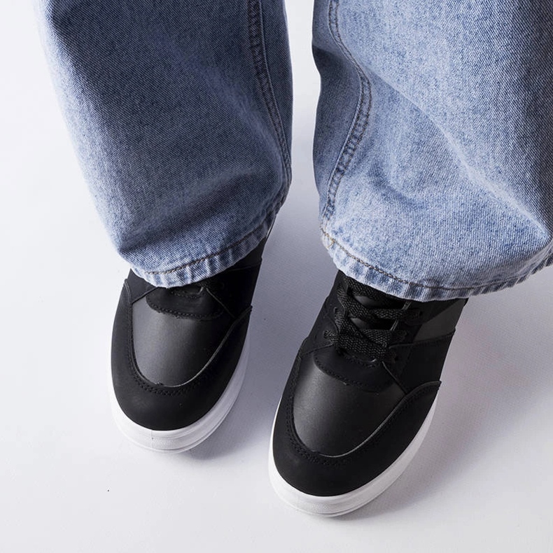 CinqMars fekete wedge tornacipő 2