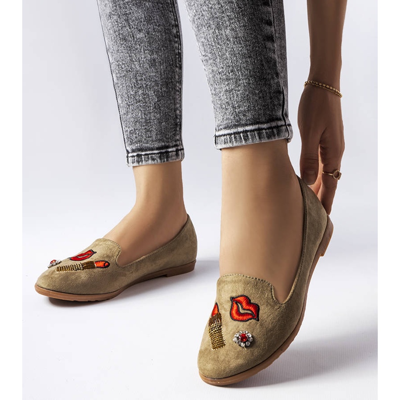 Hillcrest zöld dekoratív balerinák 1