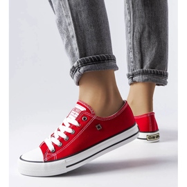 Piros klasszikus tornacipő Big Star T274020603 1