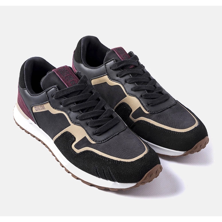 Big Star LL174125 fekete velúr tornacipő 1