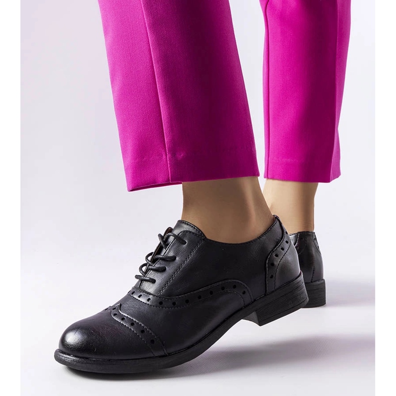 Fekete cipő LS5379 Fekete 1