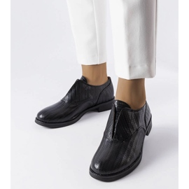 Bézs brogues LS5379 Taupe fekete 1