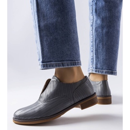 Szürke LS5379 Taupe brogues 1