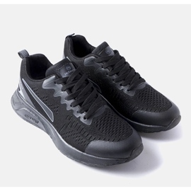 Vinceza Vincez fekete férfi tornacipő 1