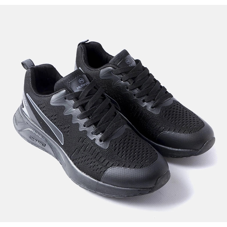 Vinceza Vincez fekete férfi tornacipő 1