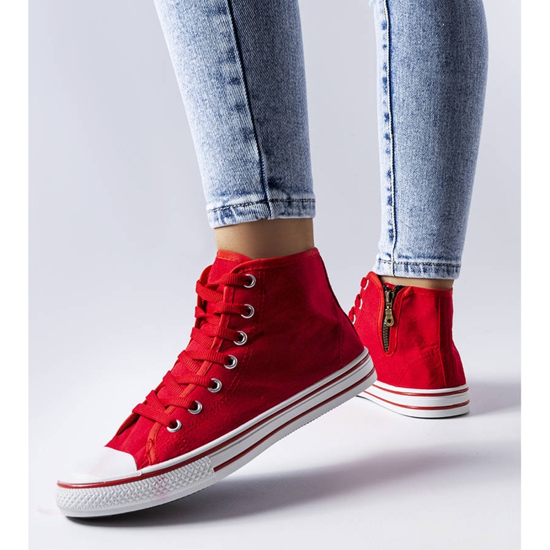 Alaine piros bokacsizma 2