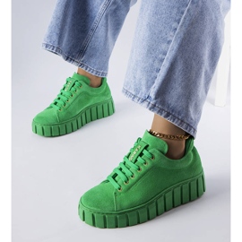 Karino zöld velúr cipő 1