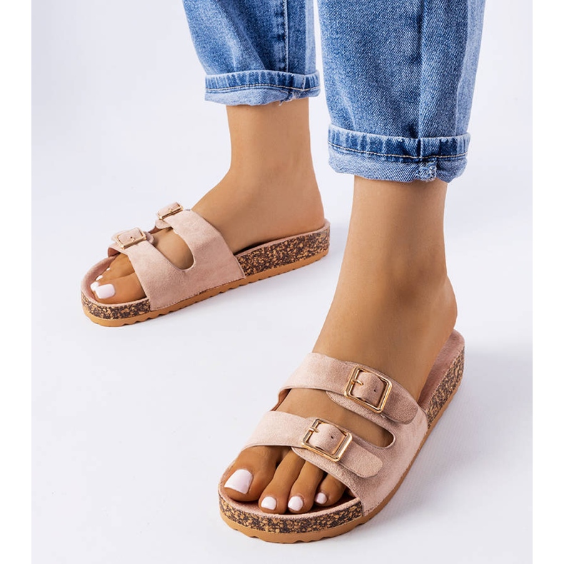 Goodin Bézs csúszdák parafa talppal a Cincinna-tól 1