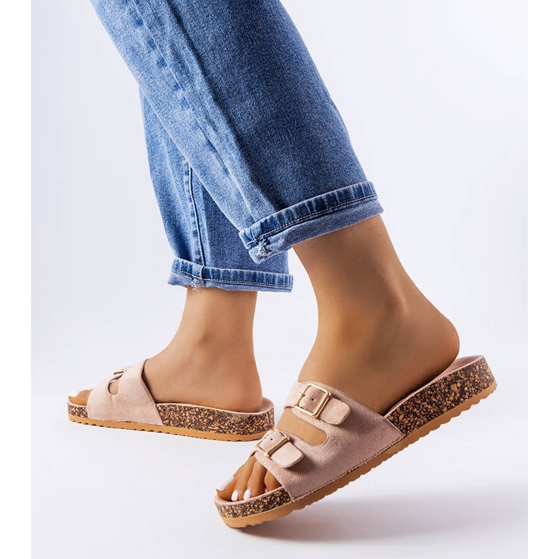 Goodin Bézs csúszdák parafa talppal a Cincinna-tól 2