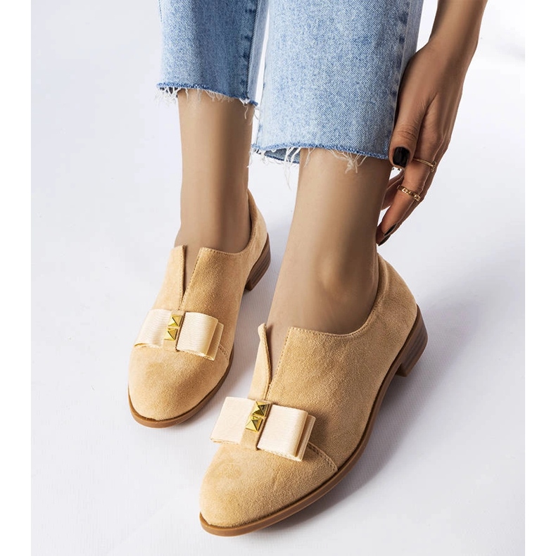 Bézs brogues nyár masnival 1