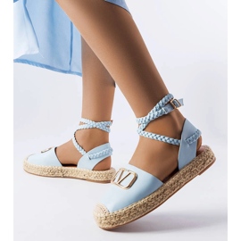 Kék fűzős espadrillák a Parent-től 1