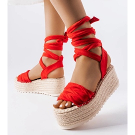 Seastar Piros platform espadrillák a Loiseau-tól 1