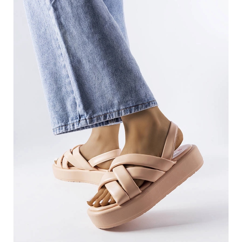 Pink Horseshoe platform szandál rózsaszín 1