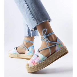 Kék platform espadrillák a Duffet-től 1