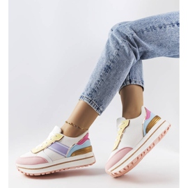 Rózsaszín tornacipő csillogó betétekkel a Langtól 1