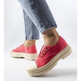 Sötét rózsaszín tornacipő a Waltontól 1