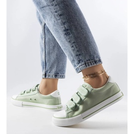 Zöld tépőzáras tornacipő Big Star LL274A202 1