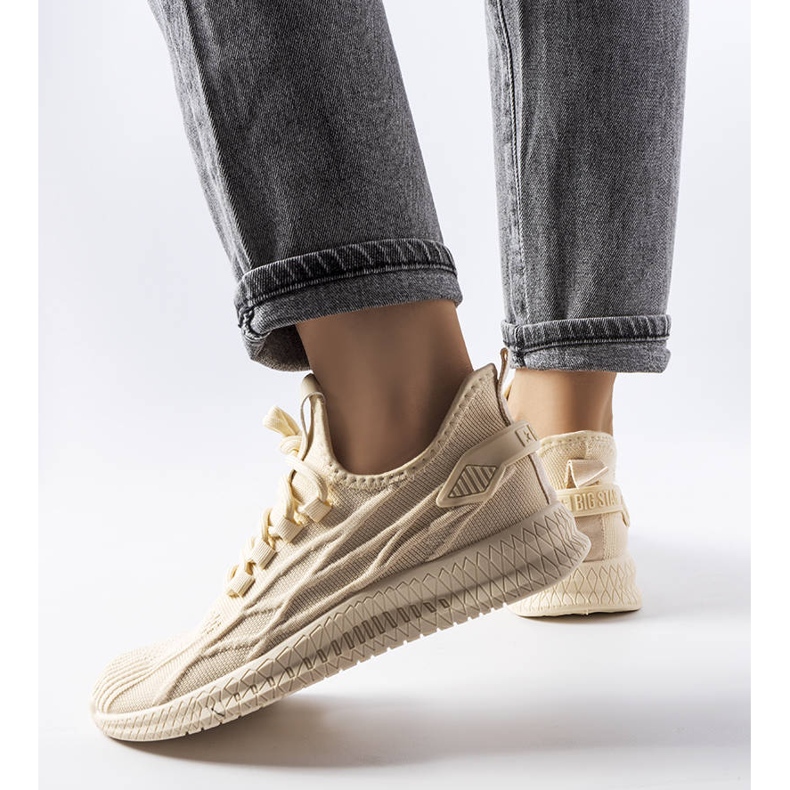 Bézs színű tornacipő a Big Star LL274714-től 1