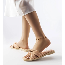 Inna Rózsaszín papucs öko-velúrból a Pride-tól 1