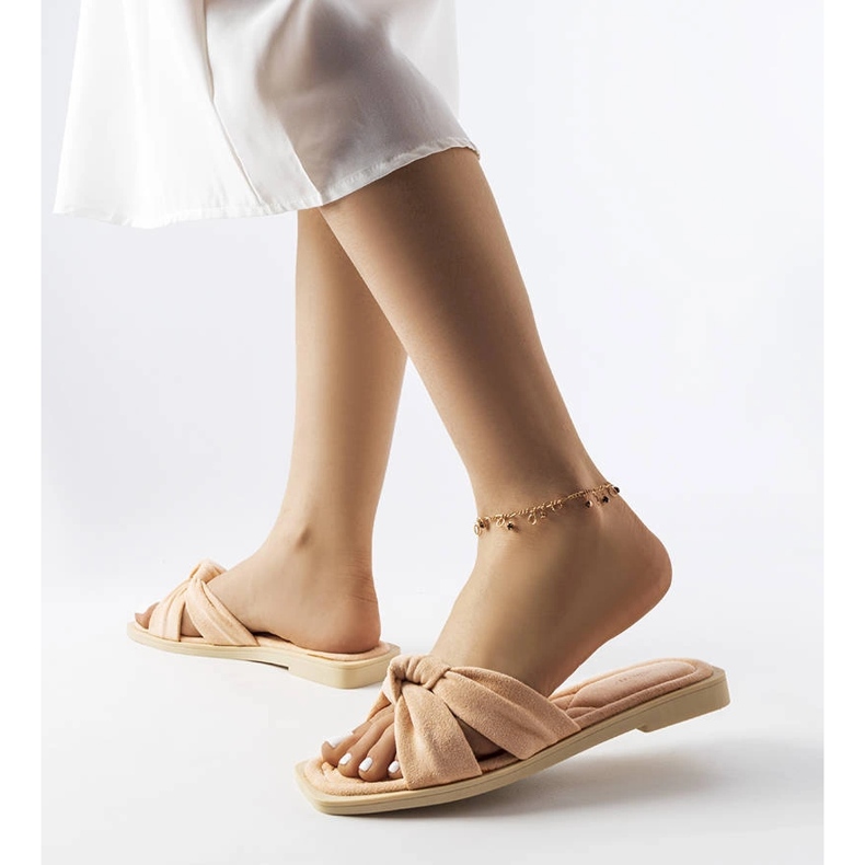 Inna Rózsaszín papucs öko-velúrból a Pride-tól 1