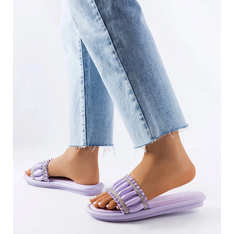 Az Anapor lila szandál cirkóniákkal ibolya 2