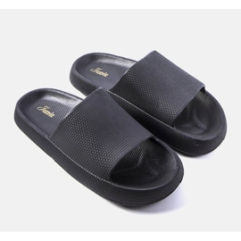 Huon fekete férfi papucs 1