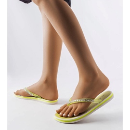 Neonzöld strasszos papucs a Patrier-től 2 Neonzöld strasszos papucs a Patrier-től 2