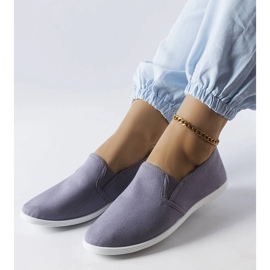 Inna Szürke szövet tornacipő a Quincy-től 1