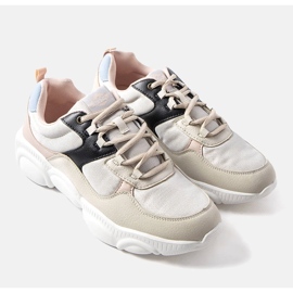 Lee Cooper LCWL-20-39-031 bézs tornacipő 1