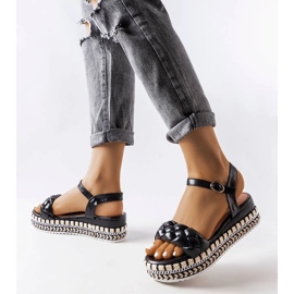 Katrin fekete platformszandál 1