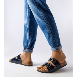 Kék parafa csúszdák csatokkal a Lee Cooper LCW-22-35-1157L-től 2