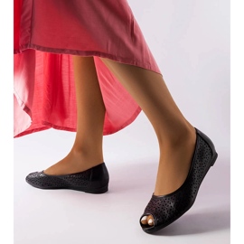 Fekete áttört balerinák a Lafondtól 1