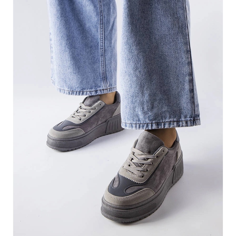 A márka szürke platformos tornacipői Fabienne 1