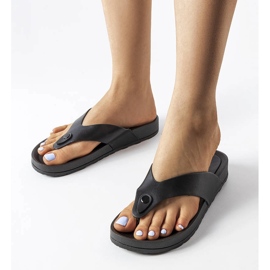 Inna A márka fekete platformszandálja Elide 1