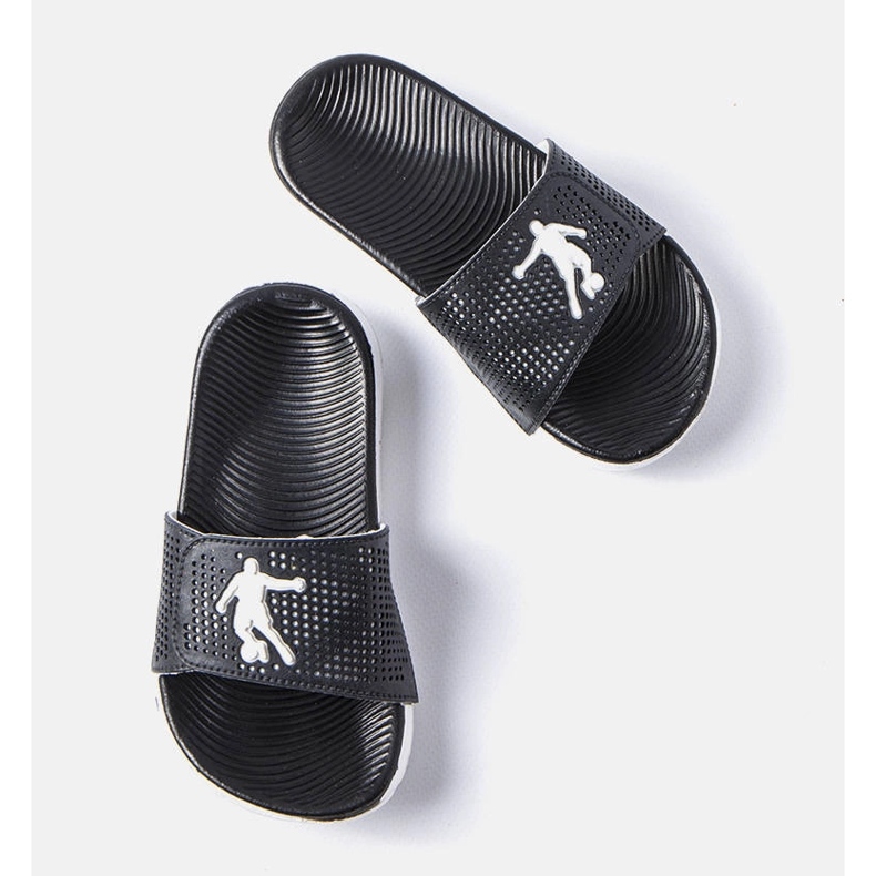 Fekete-fehér gumipapucs Athénból 1