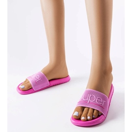 Rózsaszín gumipapucs az Azeliotól 1