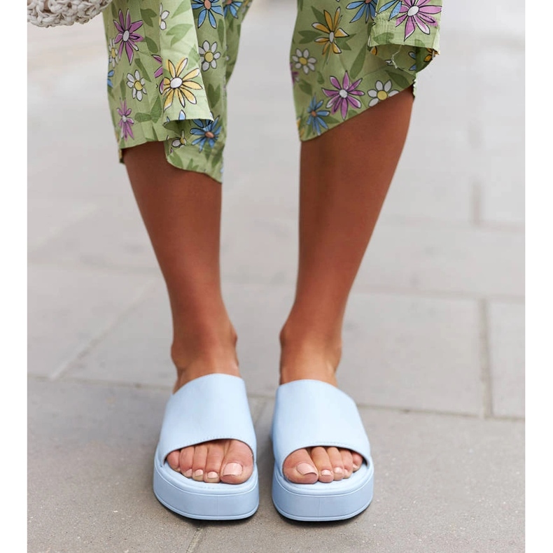 Orsola kék platformszandál 1