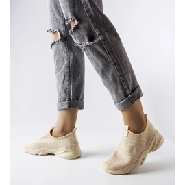 Bézs textil tornacipő az Aarontól 1