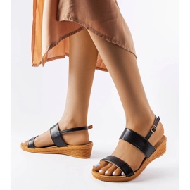 Fekete ékszandál a Grottazzolina márkától 1 Fekete ékszandál a Grottazzolina márkától 1